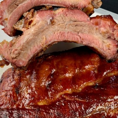 smoked pork ribs