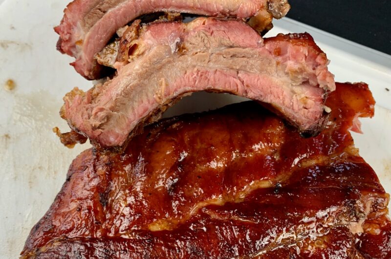 smoked pork ribs