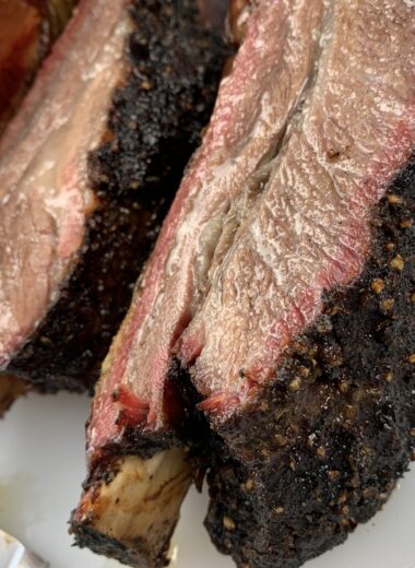 Smoked beef ribs