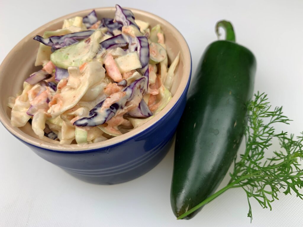 spicy chipotle coleslaw