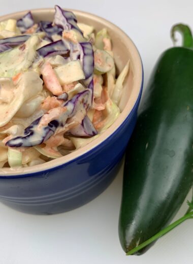 spicy chipotle coleslaw