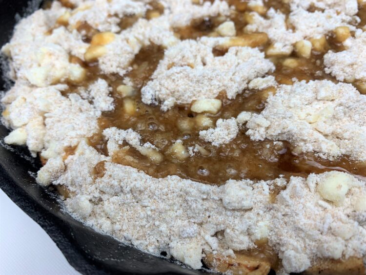 apple crisp with topping